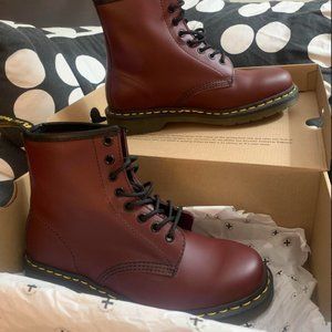 Dr. Martens 1460's Cherry Red sz 8, Euro 39 New in box